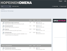Tablet Screenshot of hopeinenomena.fi